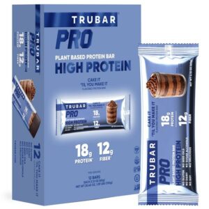 TRUBAR Pro Cake It Make It High Protein Bar 2.12oz 12ct
